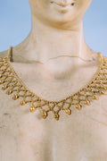 Gargantilla elegante de bolitas 14K