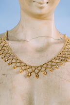 Gargantilla elegante de bolitas 14K