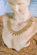 Gargantilla elegante de bolitas 14K