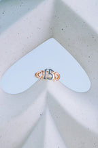 Anillo de 15 años 2 corazones 3 oros 14K