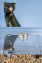 Anillo de clavo liso 10K