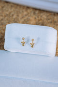 Aretes de colibrí 10K
