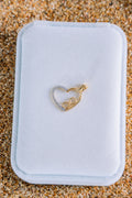 Dije de corazón con infinito en medio 14K