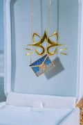 Gargantilla de carta 14K