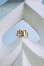 Anillo caballero 3 oros 14K
