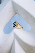 Anillo caballero estrella de lada 10K