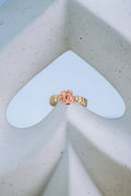 Anillo de Rosa Dos Oros 10K