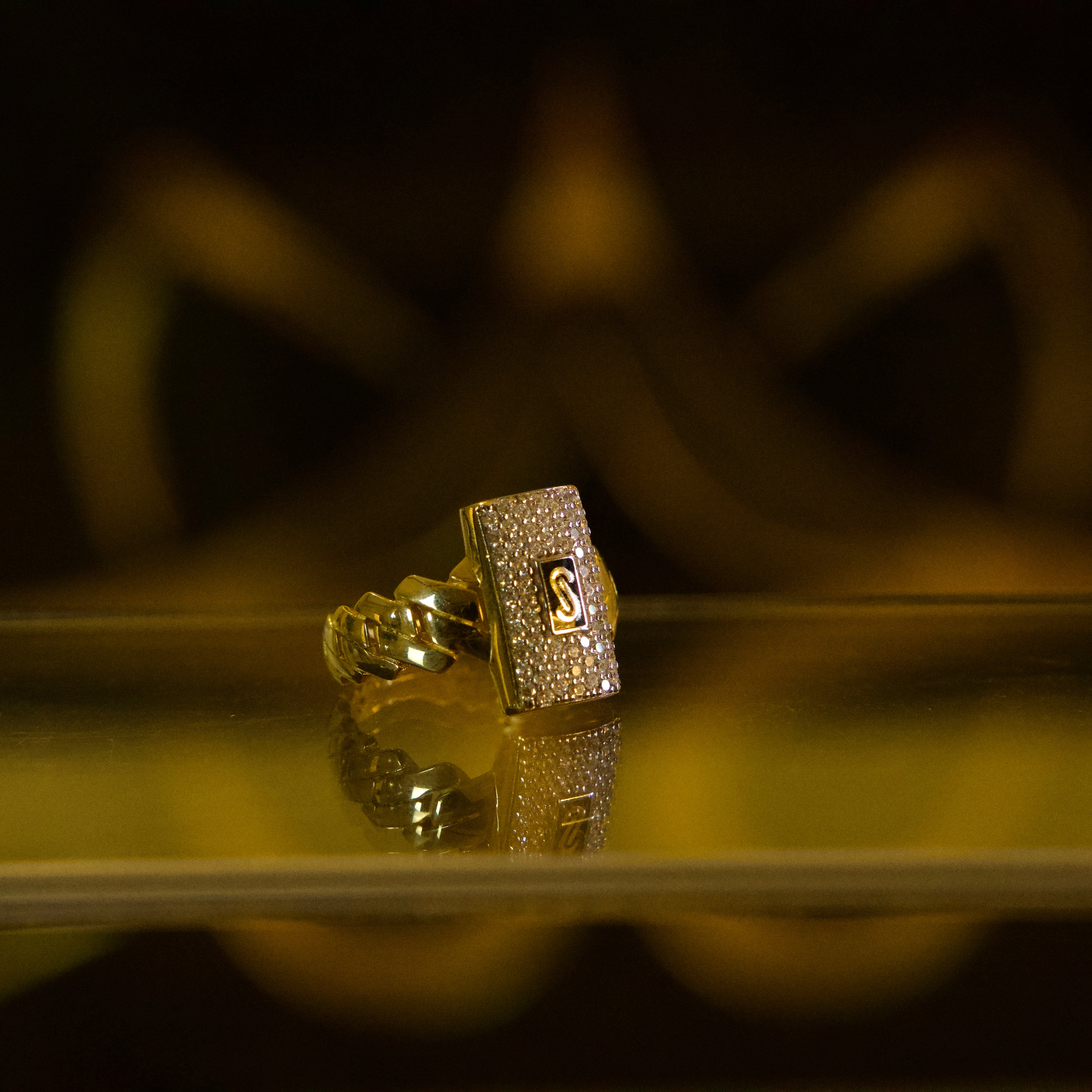 Anillo Monaco Chain 10K