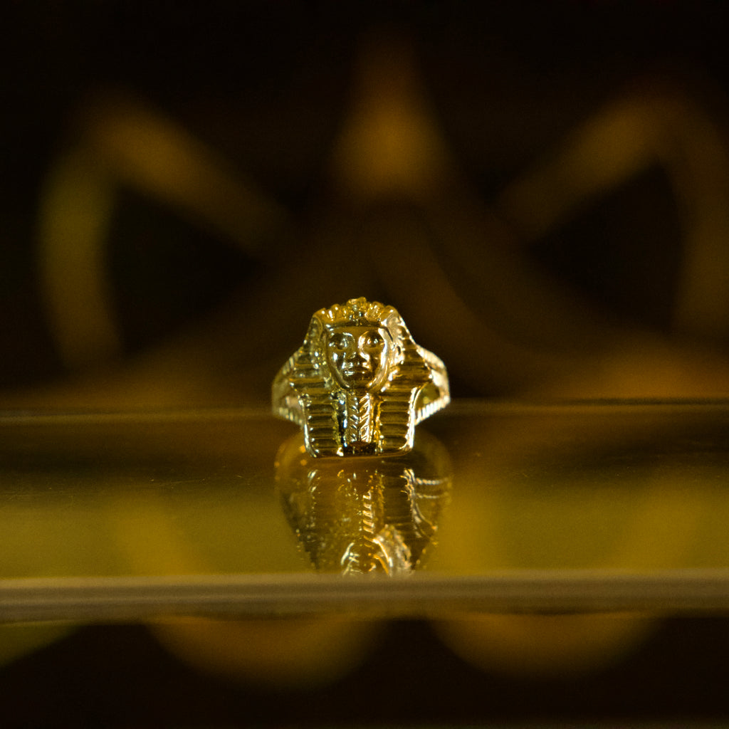 Anillo Faraón Egipcio 10K