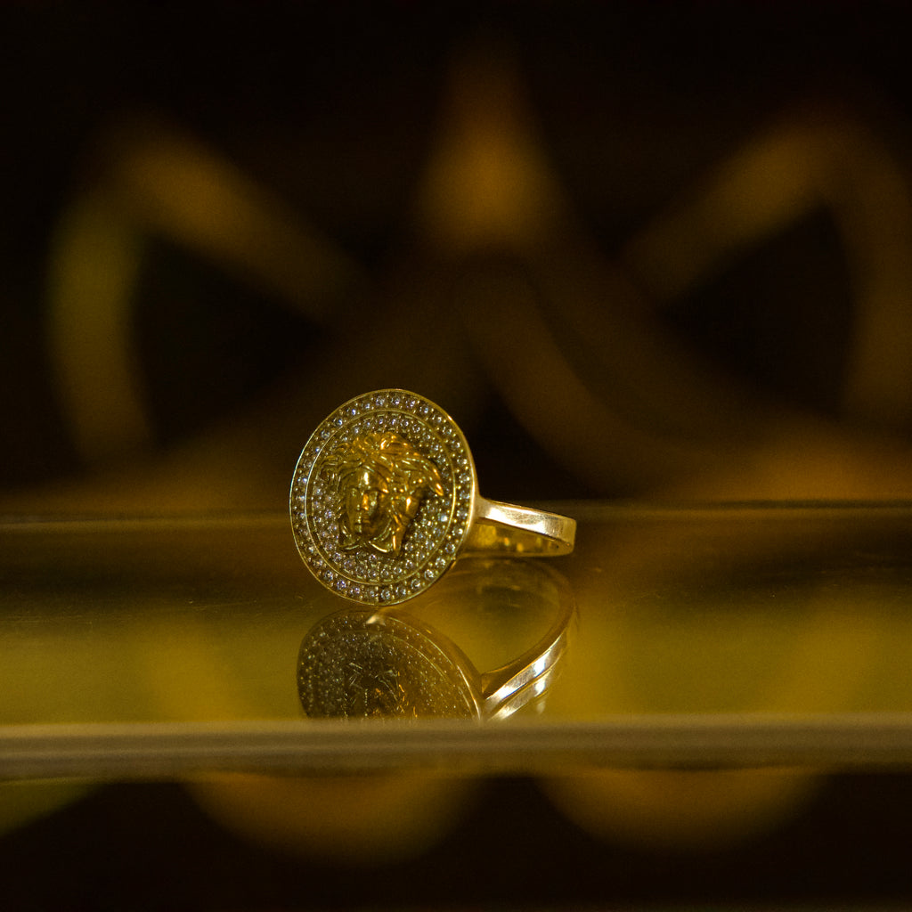 Anillo Versace Circular 10K