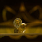 Anillo Versace Circular 10K