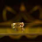 Anillo de Rosa Dos Oros 10K