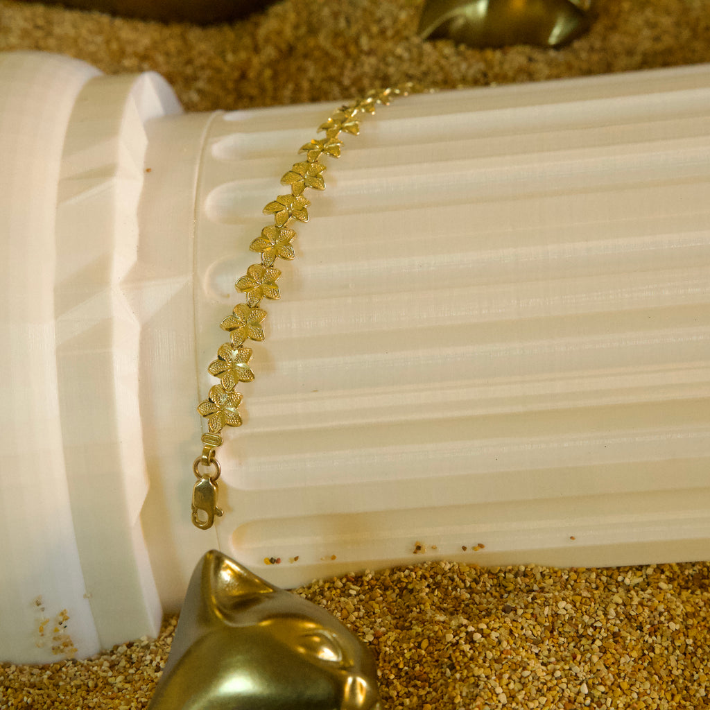 Pulsera de Flores 10K