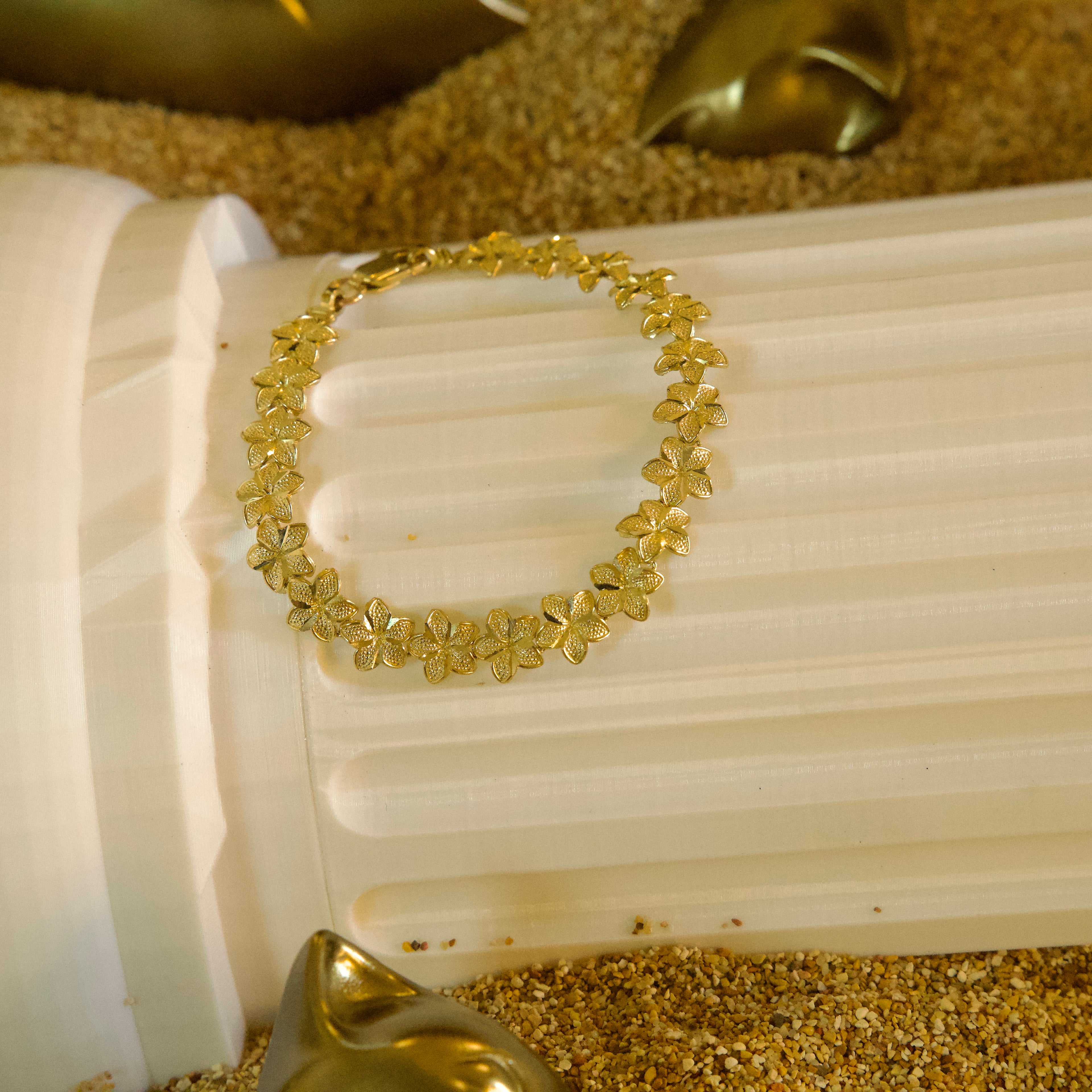 Pulsera de Flores 10K