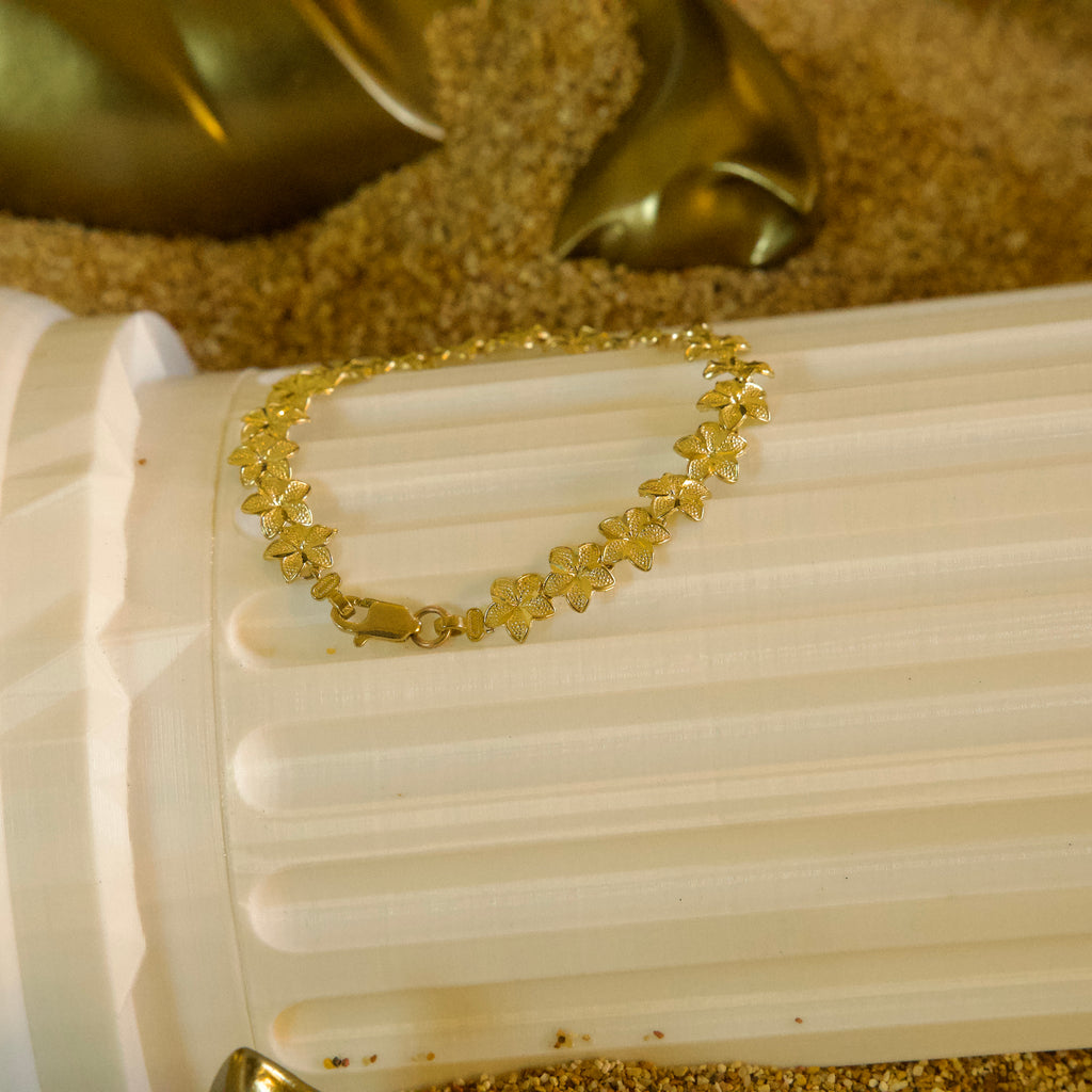 Pulsera de Flores 10K