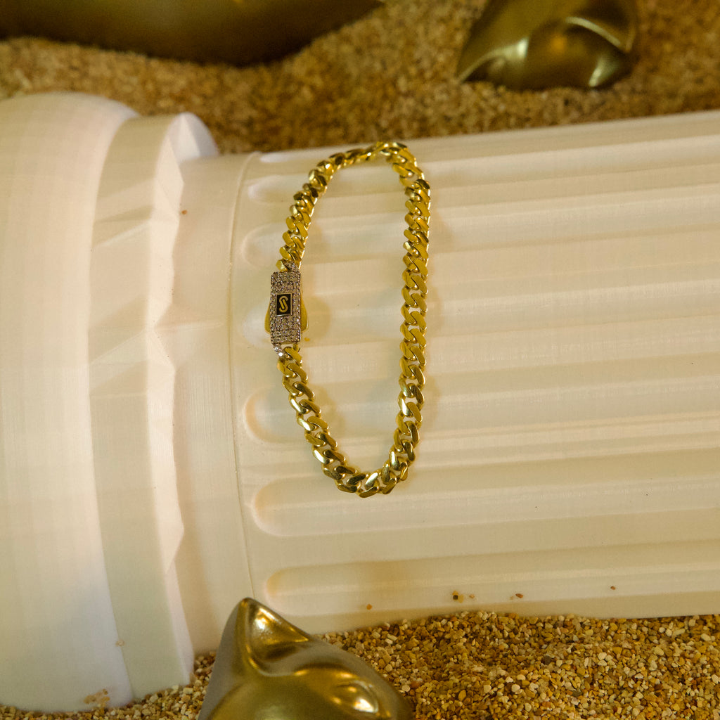 Pulsera Monaco Chain 10K