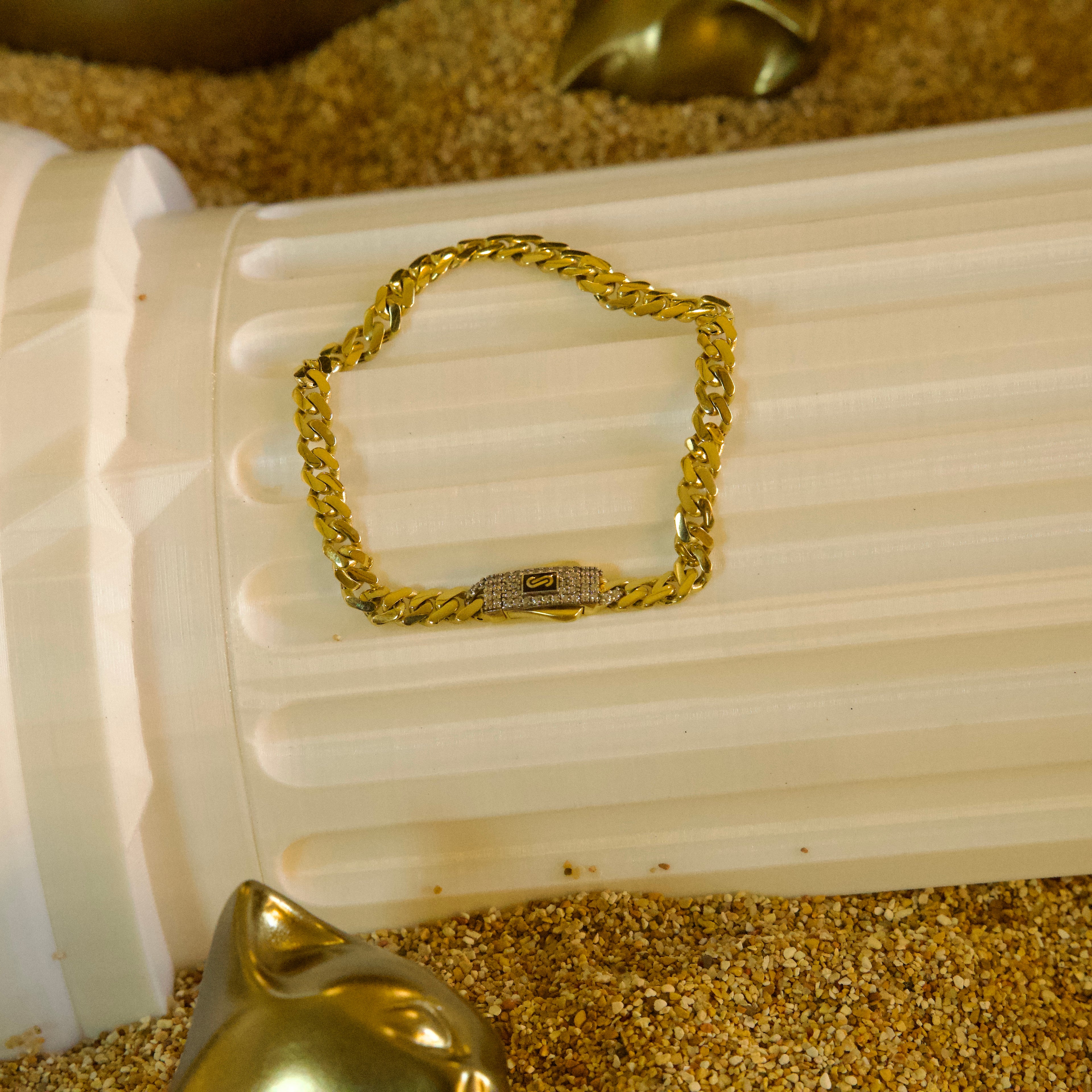 Pulsera Monaco Chain 10K