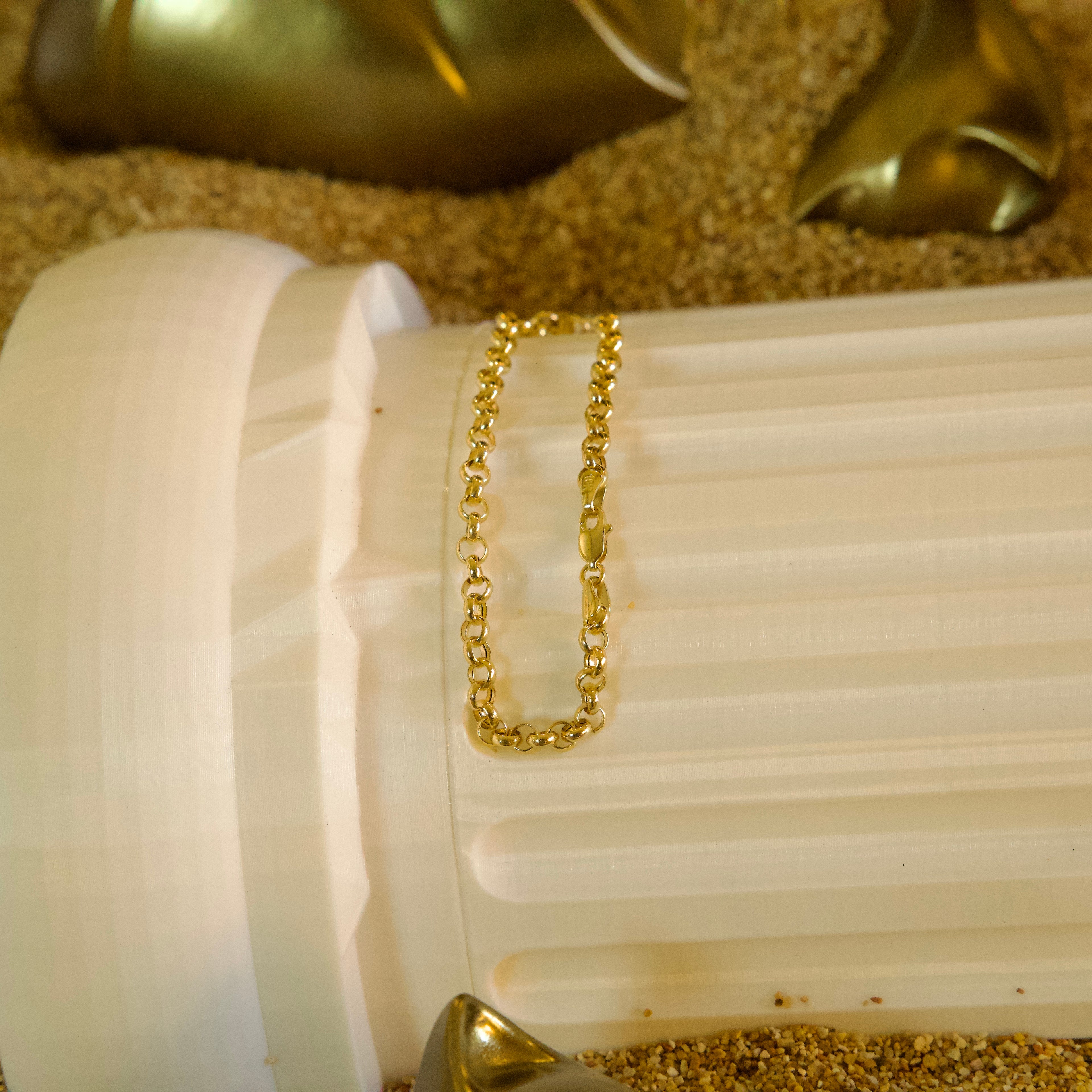 Pulsera de Argollas 10K