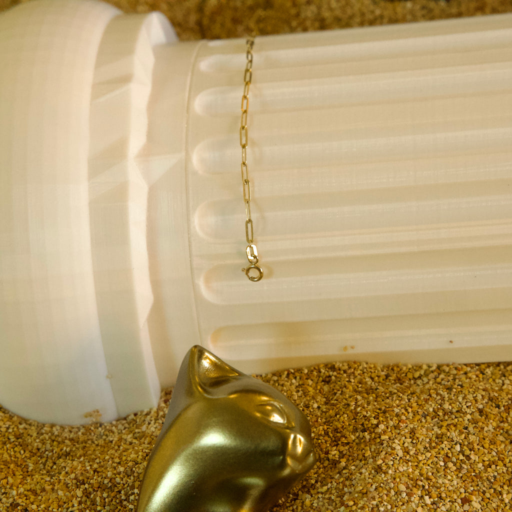 Pulsera Paper Clip 10K