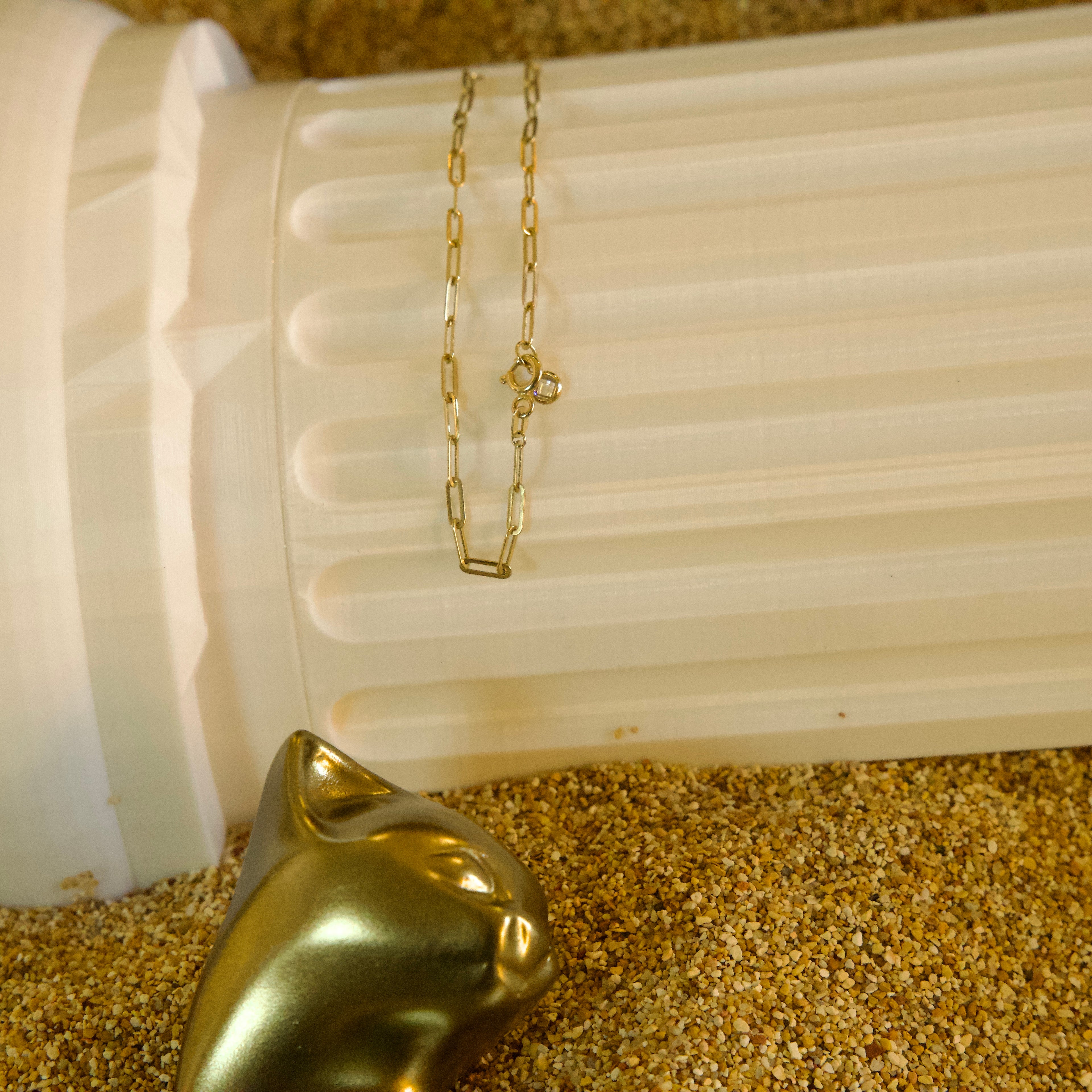 Pulsera Paper Clip 10K