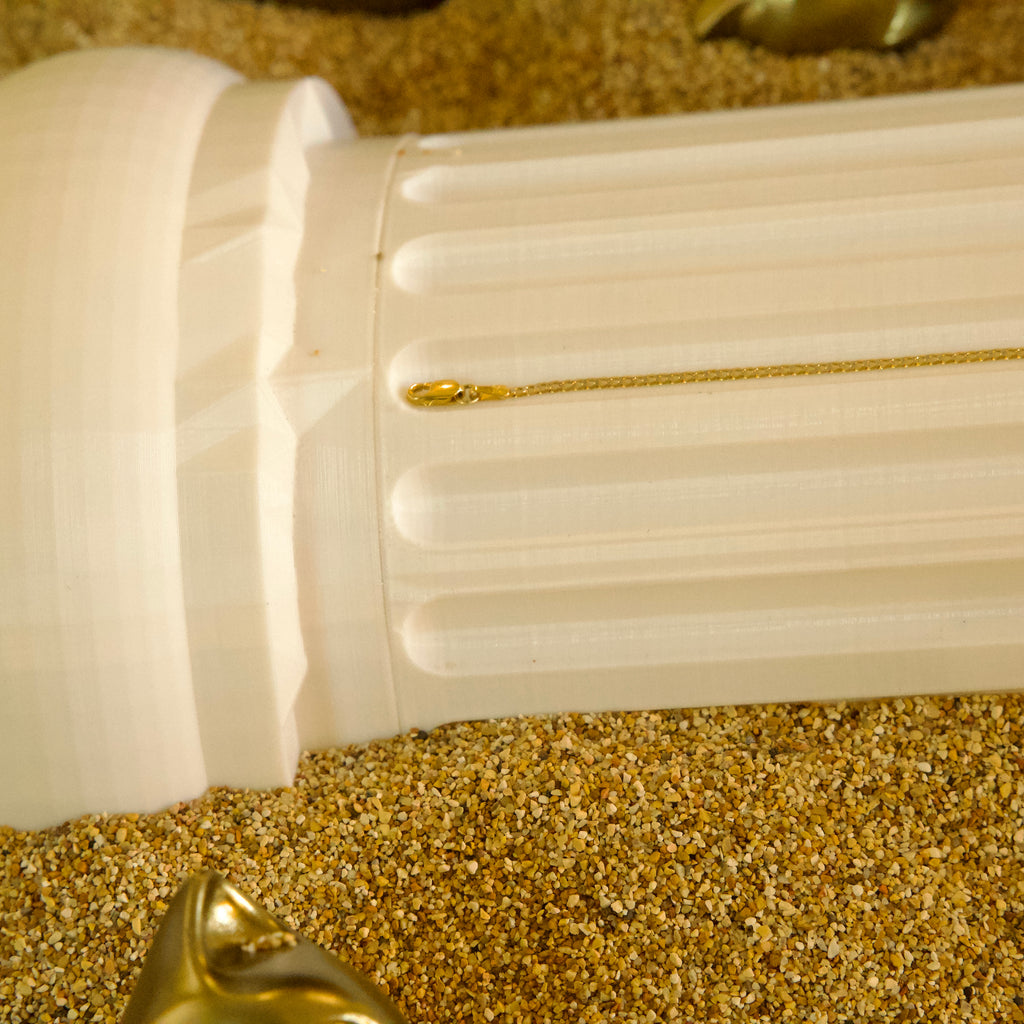 Pulsera cubana diamantada 10K