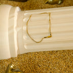 Pulsera cubana diamantada 10K