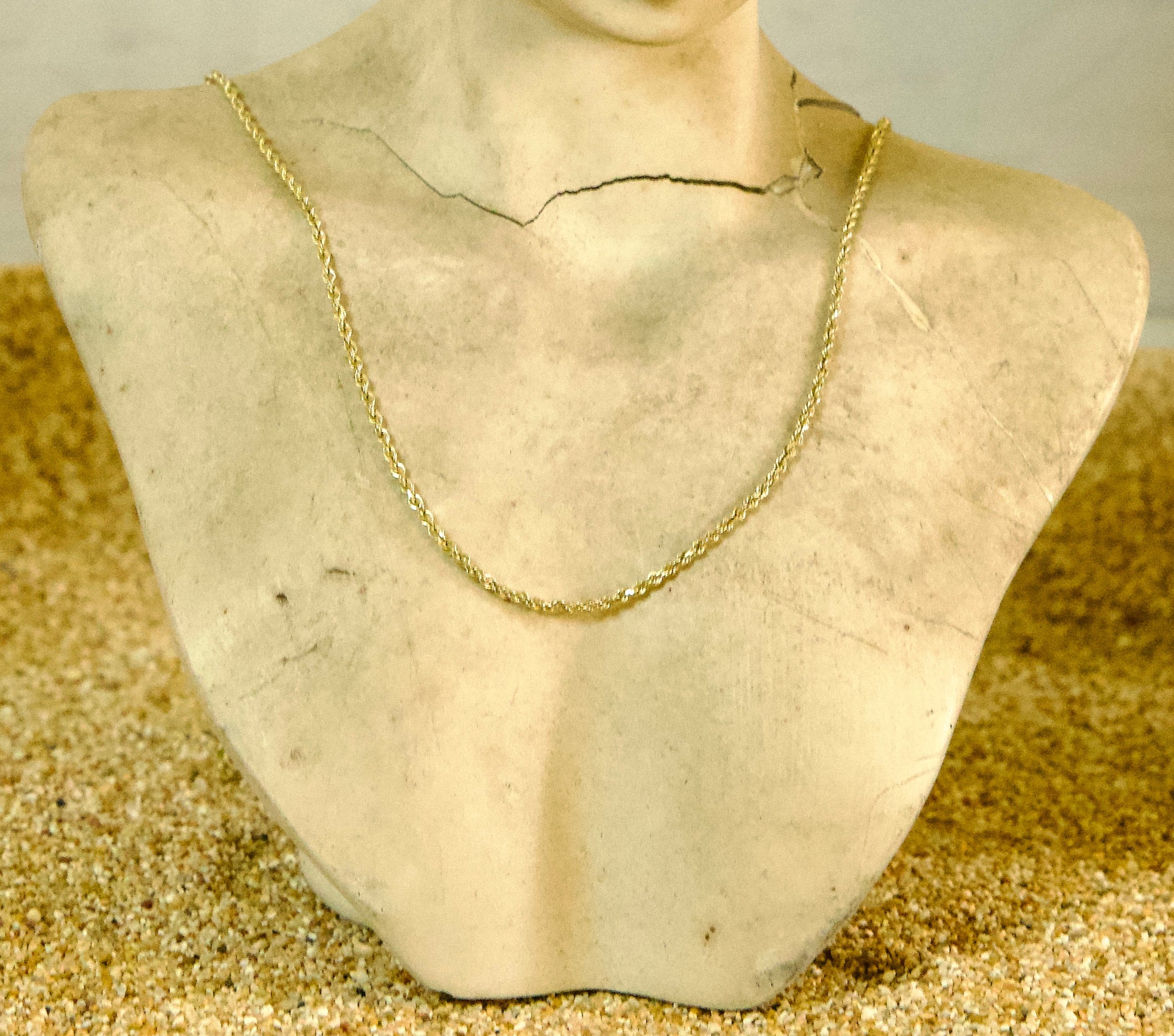 Cadena Lazo Sólido 10K