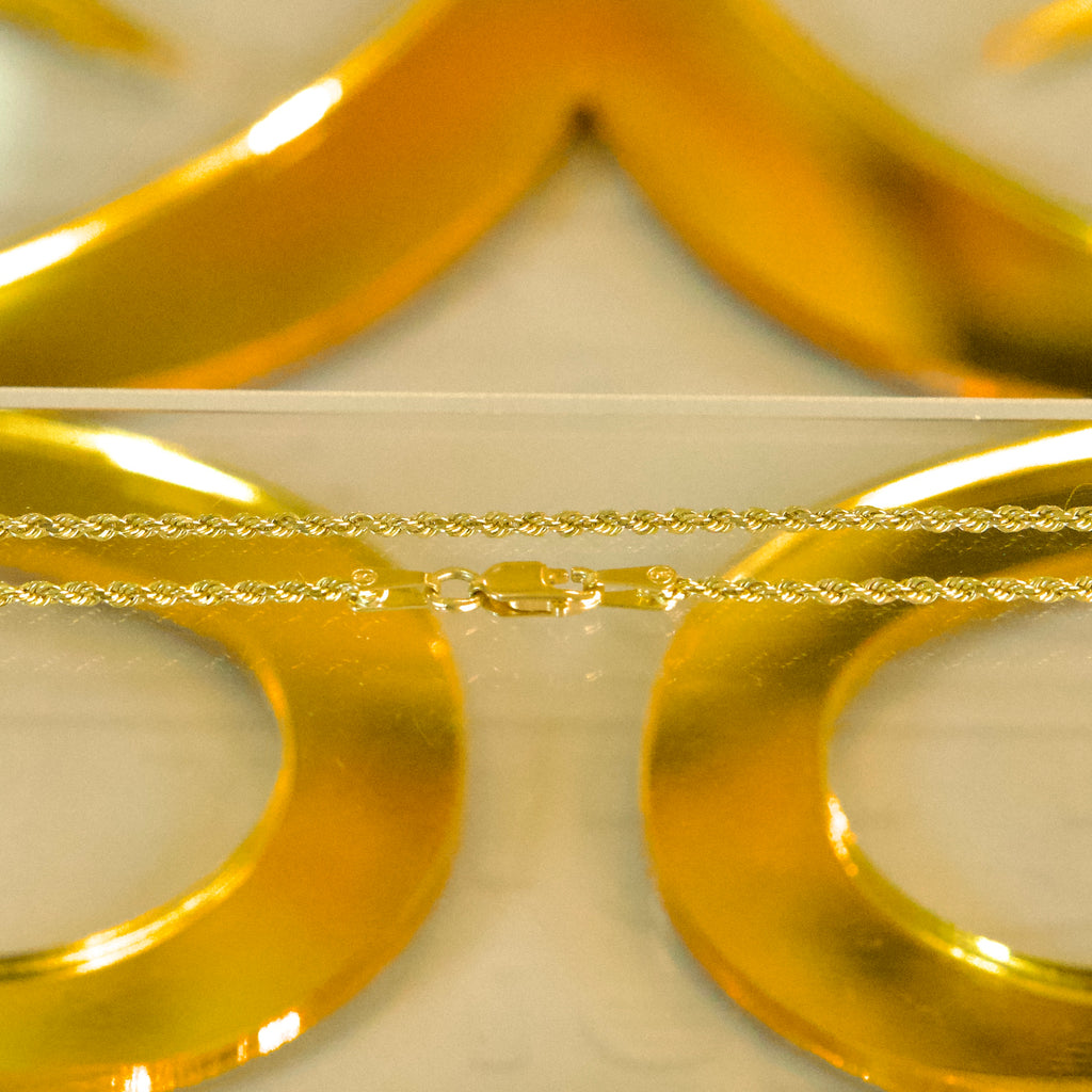 Cadena Lazo Sólido 10K