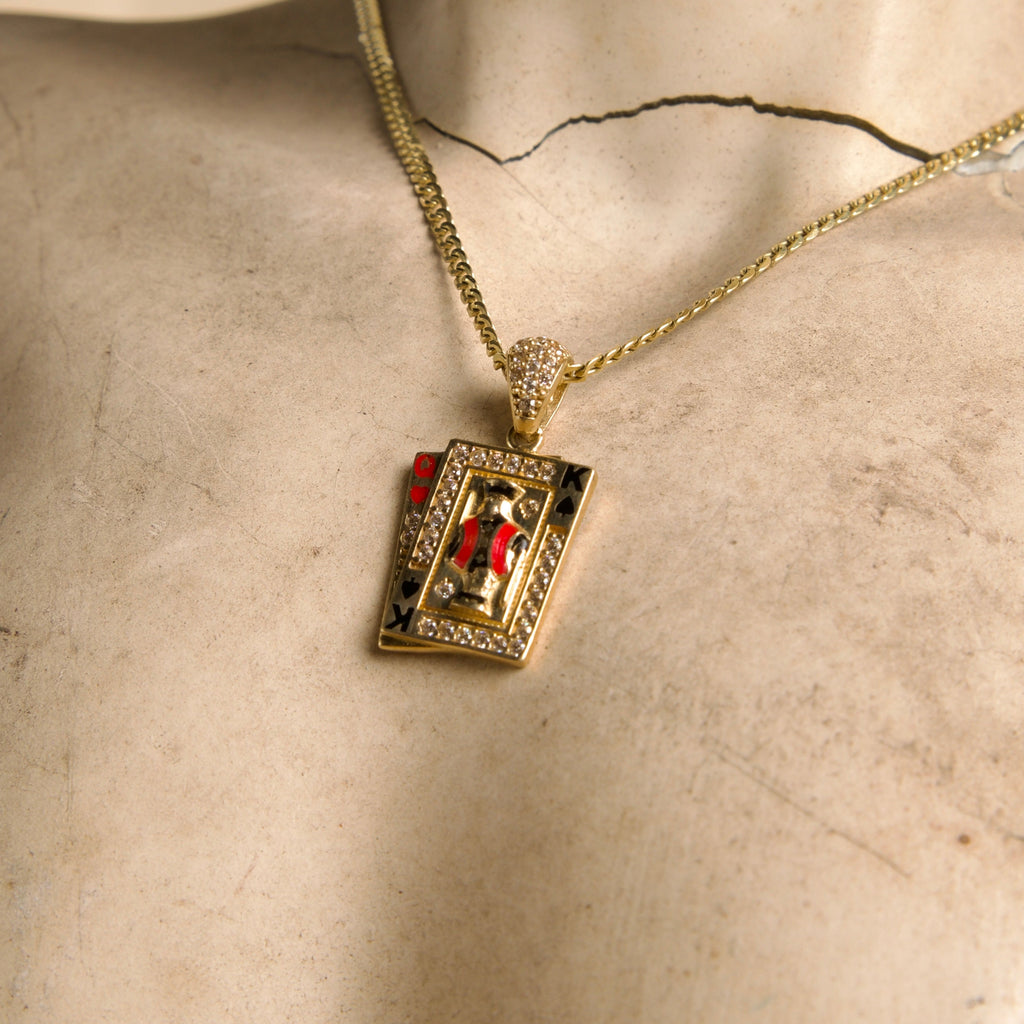 Dije de Cartas de Baraja 10K