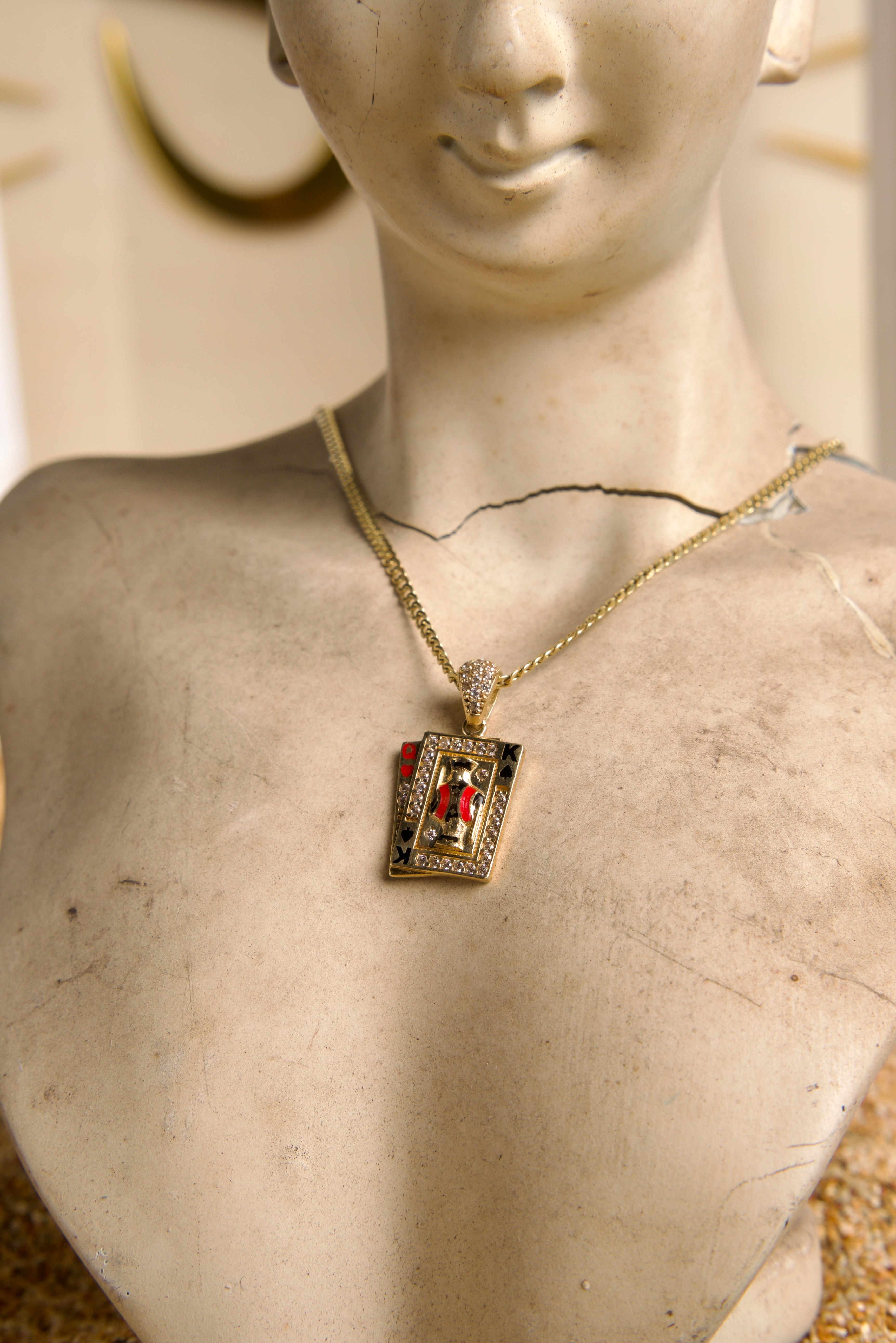 Dije de Cartas de Baraja 10K