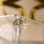 Anillo de 15 años con forma de Corona 10K