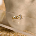 Anillo con la inicial L 10K