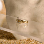 Anillo con la inicial L 10K