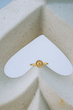 Anillo girasol 10K