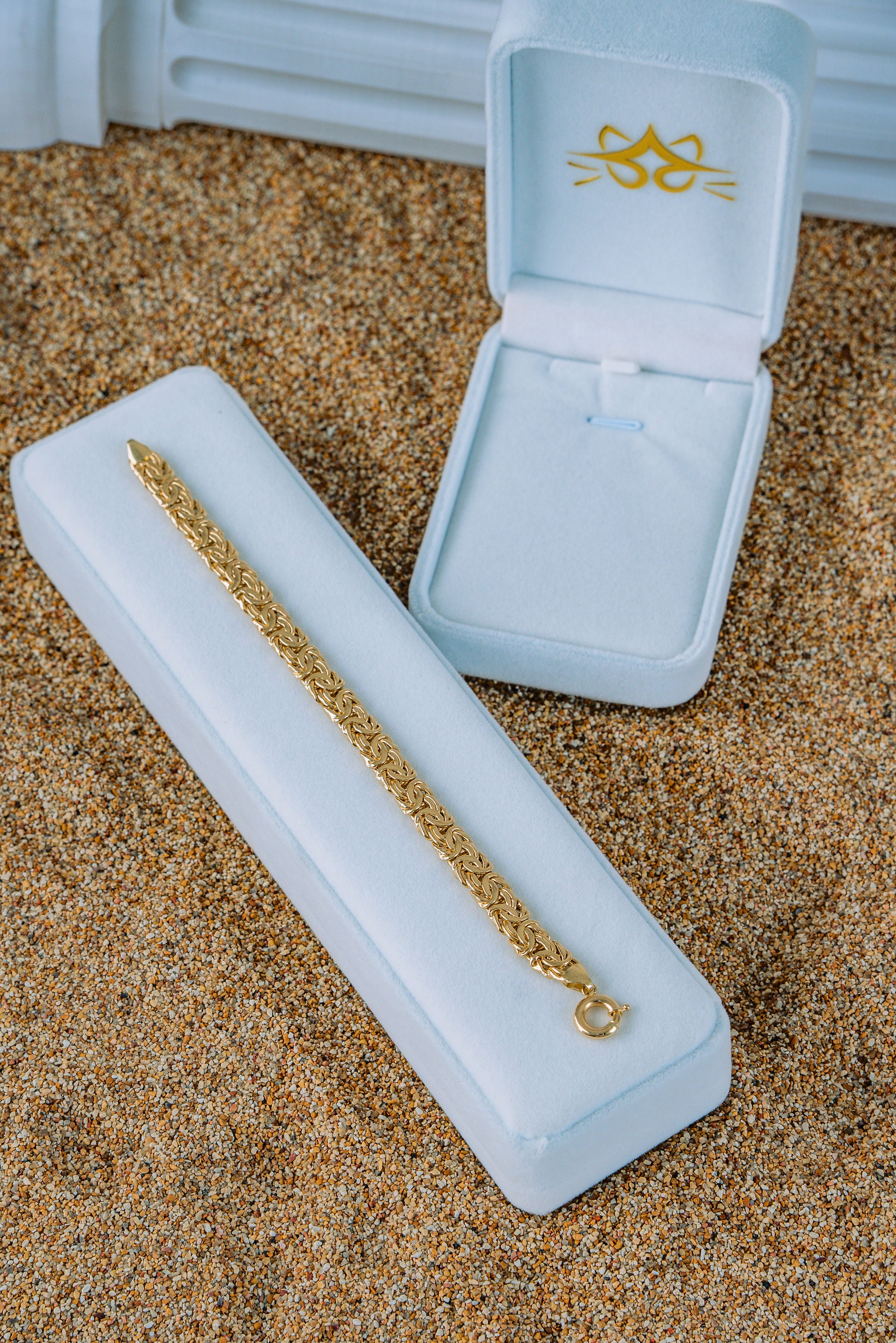 Pulsera Bizantino 14K