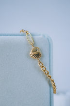 Pulsera vacía con corazón 10K