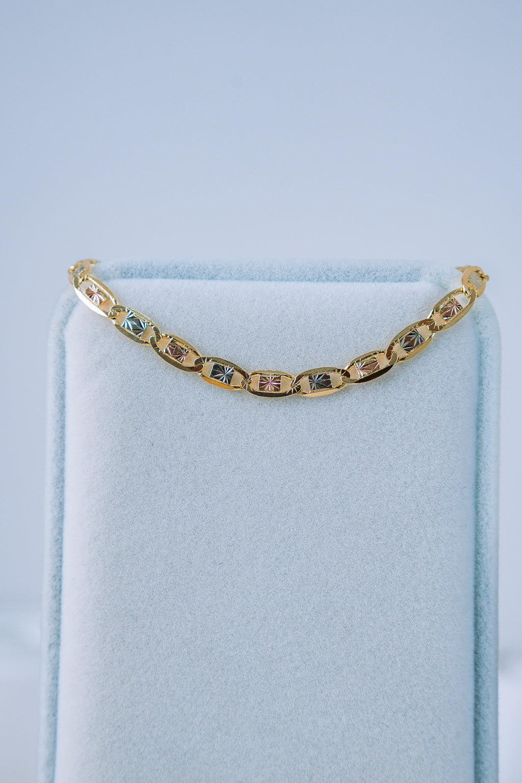 Pulsera 3 oros valentino 10K