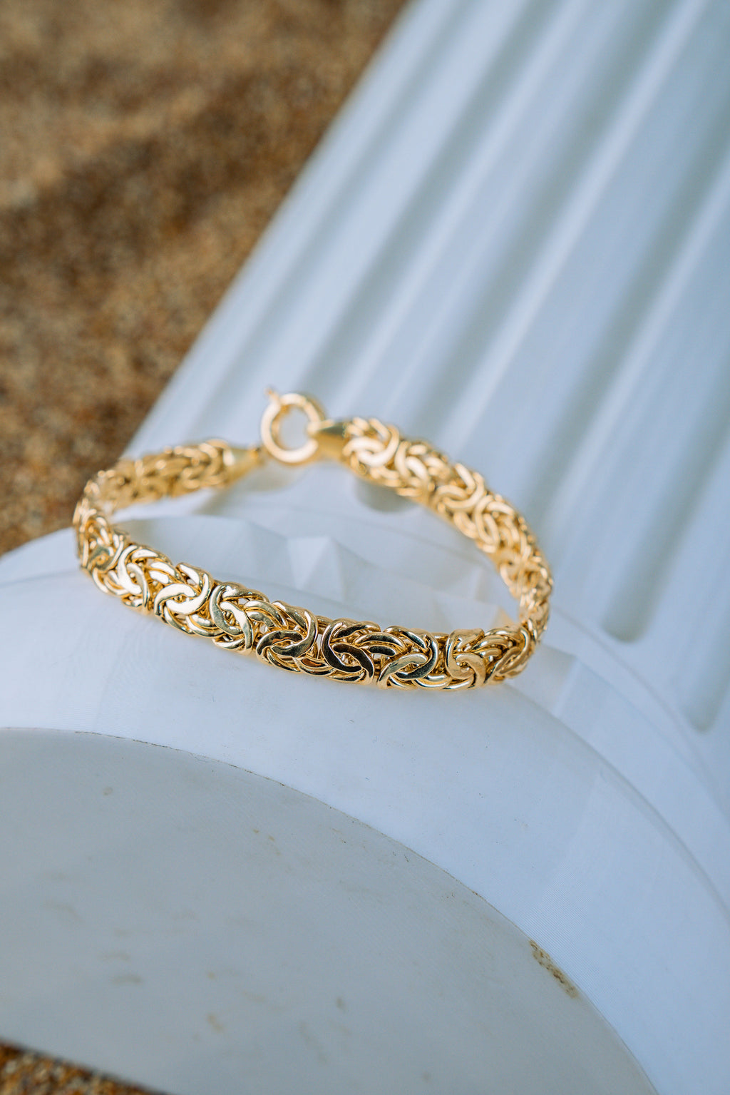 Pulsera Bizantino 14K