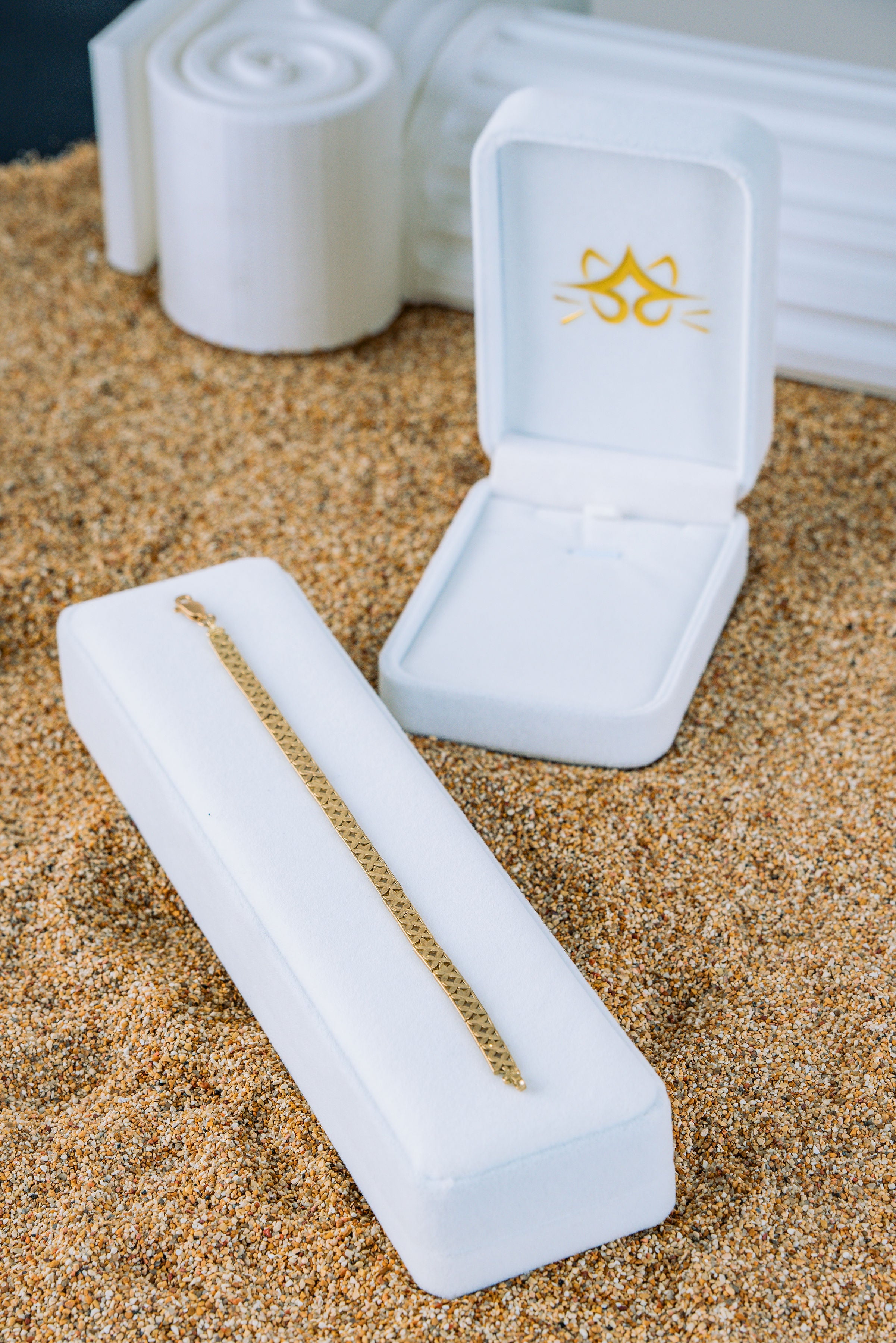 Pulsera para dama rectangular 10K