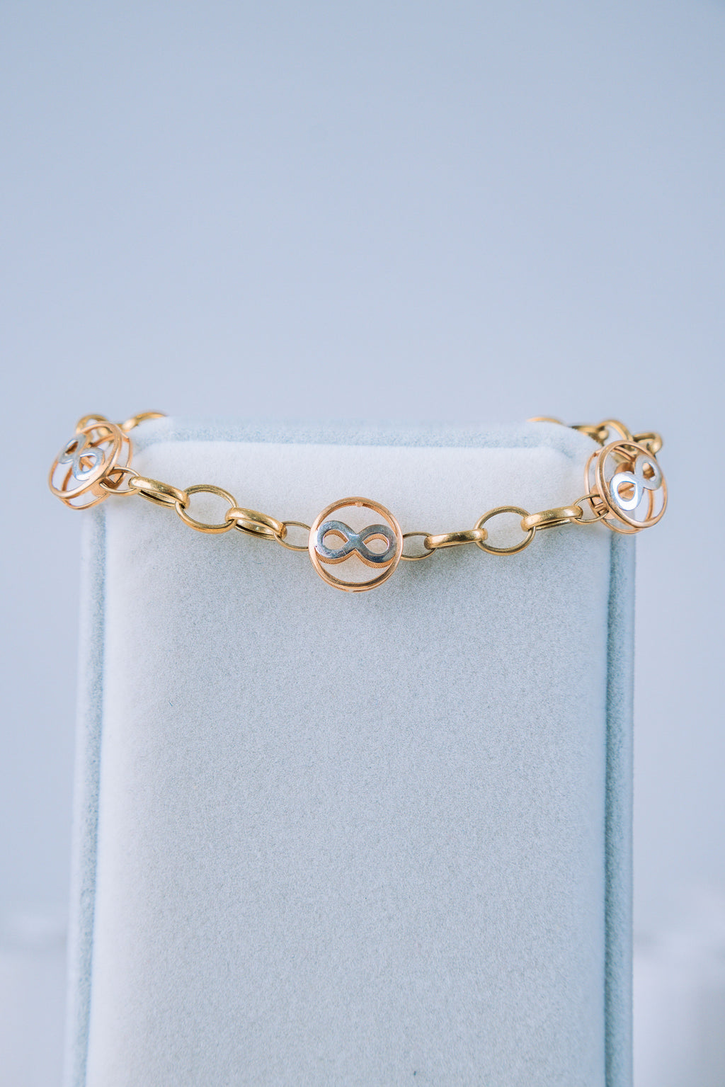 Pulsera 3 oros infinitos 10K