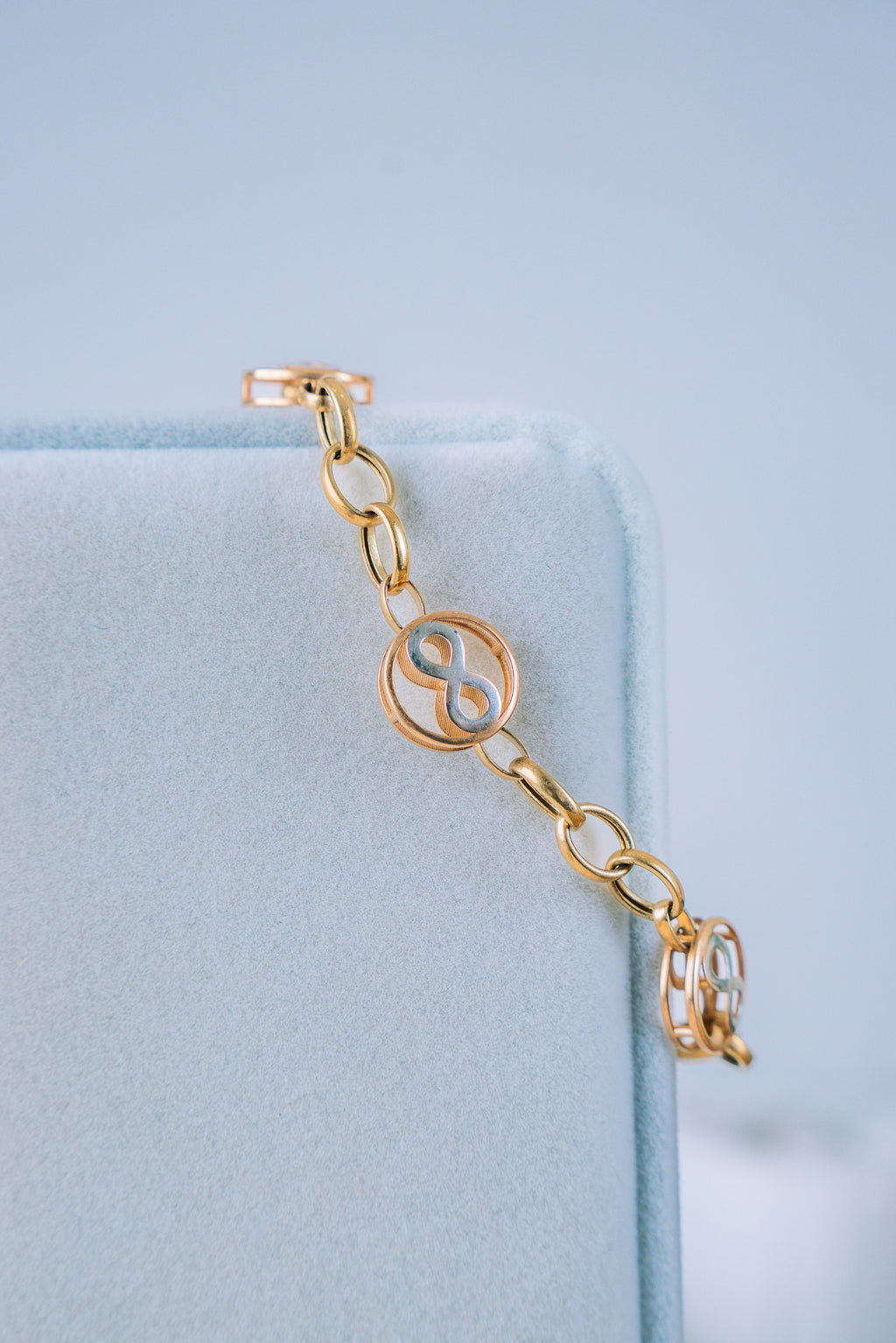 Pulsera 3 oros infinitos 10K