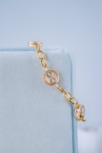 Pulsera 3 oros infinitos 10K