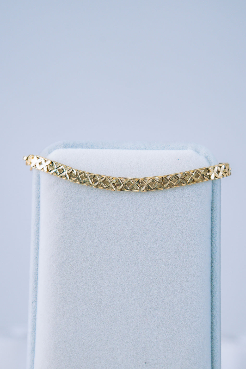 Pulsera para dama rectangular 10K