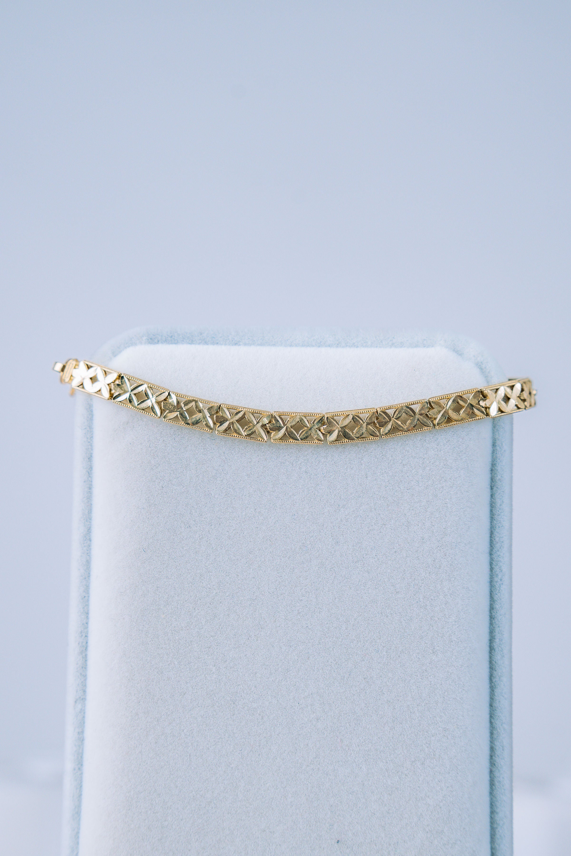 Pulsera para dama rectangular 10K