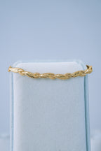 Pulsera de hojitas 10K