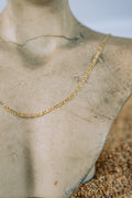 Cadena Gucci martillada 10K
