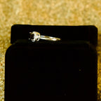 Anillo de Plata con piedra negra cuadrada